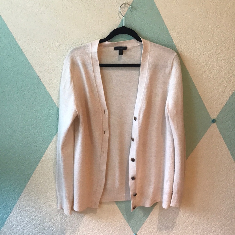 v neck button up sweater.